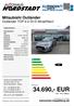 34.690,- EUR inkl. 19 % Mwst. Mitsubishi Outlander Outlander TOP 2.2 DI-D Allrad/Navi/ autocenter-magdeburg.de. Preis: