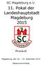 11. Pokal der Landeshauptstadt Magdeburg 2015