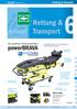 powerbrava Rettung & Transport Die elektrisch höhenverstellbare Roll-In-Trage Katalog Nr. 18