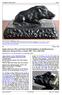 Opak-schwarzer Eber auf Sockel mit Eichenblättern als Briefbeschwerer Zabkowice, Russisch Polen, erstmals 1905 / 1912,