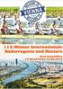 115. Wiener Internationale Ruderregatta, Internationales Mastersmeeting. des Wiener Ruderverbandes. Ein Bewerb der ÖVM