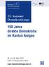 150 Jahre direkte Demokratie im Kanton Aargau