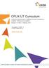 CPUX-UT Curriculum.