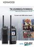 TK-D200(G)/D300(G) DMR/Analog-Handfunkgeräte für VHF/UHF. So kann sich DMR sehen lassen!