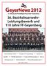 GeyerNews Zeitung der Freiwilligen Feuerwehr Geyersberg