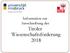 Information zur Ausschreibung der Tiroler Wissenschaftsförderung 2018