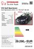29.290,- EUR inkl. 19 % Mwst. VW Golf Sportsvan Golf Sportsvan JOIN 1.5 l TSI ACT 96 kw. ostermaier.de. Preis: