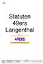 Statuten 49ers Langenthal
