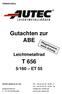 T xx. Gutachten zur ABE. Leichtmetallrad T 656 5/160 ET 55. AUTEC GmbH & Co. KG Tel.: +49 (0) / Fax: +49 (0) /