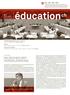 éducation IM ZEICHEN DER KONSOLIDIERUNG N o 2 Juni 2015 Deutsche Ausgabe EDITORIAL