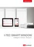 I-TEC SMART WINDOW Intelligent. Einfach. Bequem.