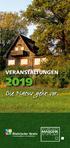 VERANSTALTUNGEN Rheinischer Verein Für Denkmalpflege und Landschaftsschutz