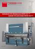 Hydraulische CNC Abkantpressen HESSE CNC eco hydraulic CNC press brakes HESSE CNC eco