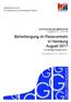 Beherbergung im Reiseverkehr in Hamburg August Vorläufige Ergebnisse -