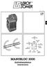 MANUBLOC Antriebssysteme. Inbetriebnahme. Dieses Handbuch Dieses Hand ist an den Endanwender weiterzuleiten. Mub 32/33/36/37/38 1.