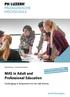 MAS in Adult and Professional Education. weiterbewegen. Studiengang in Kooperation mit der aeb Schweiz