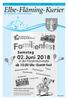 12. Jahrgang Donnerstag, den 24. Mai 2018 Woche 21, Nummer 11. Elbe-Fläming-Kurier. Das Amtsblatt der Stadt Coswig (Anhalt) Siehe Seite 9.