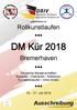 präsentieren im Rollkunstlaufen DM Kür 2018 Bremerhaven Deutsche Meisterschaften Kürlaufen Paarlaufen Rolltanzen Formationslaufen Inline-Artistic