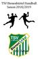 TSV Bienenbü ttel Handball Saison 2018/2019