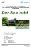 Ferienangebot der Region Brandenburg Nordost in der Europäischen Jugenderholungs- und begegnungsstätte (EJB) am Werbellinsee