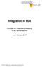 Integration in Rüti. Konzept zur Integrationsförderung in der Gemeinde Rüti. vom Oktober 2017