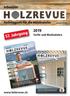 57. Jahrgang. Tarife und Mediadaten.   Schweizer 1/ Fachmagazin für die Holzbranche. Schweizer