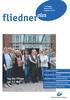 fliedner plus Tag der Pflege am 12. Mai 5. Jahrgang August 2017 Ausgabe 3/2017 Theodor Fliedner Stiftung 1. Mülheimer Firmenlauf