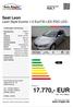 17.770,- EUR inkl. 19 % Mwst. Seat Leon. auto-ringler.de. Preis: Auto Ringler Service GmbH Hartkirchner Str Pocking
