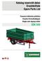 Katalog rezervnih delov Ersatzteilliste Spare Parts List. Enoosna traktorska prikolica Einachs-Dreiseitenkipper Single-axle tipping trailer EDK 500