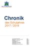 Chronik. des Schuljahres 2017 / 2018