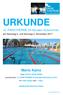 12. PARKTHERME 24-Stunden-Schwimmen. am Samstag 4. und Sonntag 5. November Mario Kainz