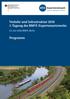 Verkehr und Infrastruktur Tagung des BMVI-Expertennetzwerks. Programm. 14. Juni 2018, BMVI, Berlin. BMVI Expertennetzwerk