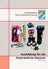 Ausbilderleitfaden Modul Absturzsicherung. Ausbildung für die Feuerwehren Bayerns