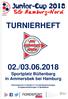 TURNIERHEFT 02./ Sportplatz Bültenbarg in Ammersbek bei Hamburg. Informationen Anfahrt Turnierbestimmungen Gruppeneinteilungen Spielpläne