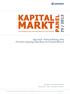 KAPITAL MARKT EINE BEFRAGUNG VON INVESTMENTBANKERN IN DEUTSCHLAND. Special: Entwicklung des Private Equity-Marktes in Deutschland