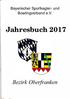 Bayerischer Sportkegler- und Bowlingverband e.v. Jahresbuch Bezirk Oberfranken