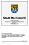 Stadt Mechernich. Der Bürgermeister Fachbereich 4 / Vorbeugender Brandschutz Bergstr Mechernich