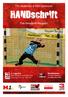 TSV Anderten & HSV Hannover HANDschrift. Das Handball-Magazin. Vereinsnews 24 Teams reisen zur SALMING-Mini-WM