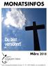 MONATSINFOS. Du bist versöhnt! März Freie Christengemeinde Bielefeld, Brückenstr , Bielefeld,