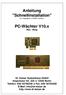 Anleitung Schnellinstallation für Festplatten mit MBR-Partition. PC-Wächter V10.x PCI / PCIe