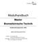 Modulhandbuch. Master Biomedizinische Technik. Studienordnungsversion: gültig für das Wintersemester 2018/19