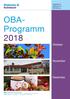 Liebe Leserinnen und Leser des OBA Programms,