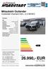 26.990,- EUR inkl. 19 % Mwst. Mitsubishi Outlander Outlander Diamant Edt MIVEC. autocenter-magdeburg.de. Preis: