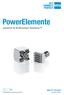 PowerElemente. powered by BLUEcontact Solutions. AUS Originalgröße PowerElement Stift M5 Katalog D