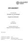 DIPLOMARBEIT. Titel der Diplomarbeit. Extraktion von Arzneidrogen. Vergleich der Methoden. verfasst von. Sara Hassanein