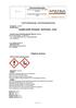 Sicherheitsdatenblatt gemäß Verordnung (EG) 1907/2006 (REACH) 1 Stoff-/Zubereitungs- und Firmenbezeichnung