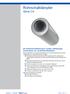 Rohrschalldämpfer. Serie CA. Zur Geräuschreduzierung in runden Luftleitungen, Konstruktion aus verzinktem Stahlblech. 02/2017 DE/de PD CA 1