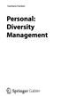 Swetlana Franken. Personal: Diversity. Management. ^ Springer Gabler