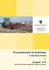Prozesskosten im Ackerbau. in Sachsen-Anhalt. Ausgabe (Durchschnittswerte ausgewählter Produktionsverfahren)