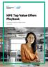 HPE Top Value Offers Playbook. Einsatzbereit. Preisgünstig. Maßgeschneidert. Februar 2018